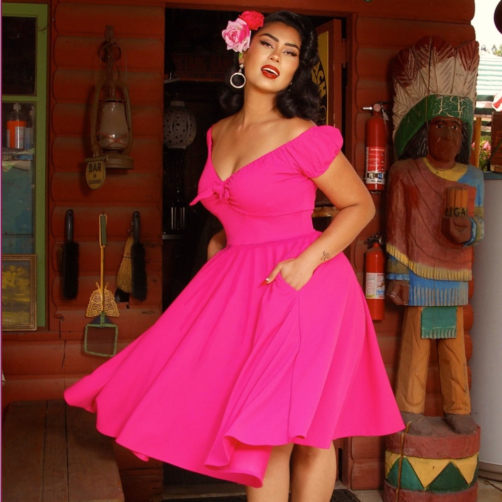 Pinup Couture Natalie Swing Dress - Size L
